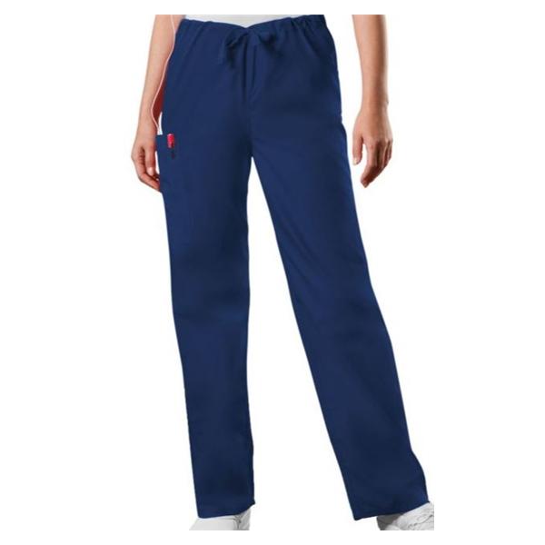 Cherokee Workwear Pant Scrub Cherokee 4100 Unisex Medium Short Navy Ea - 4100S-NAVW-M