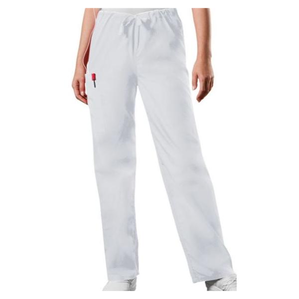 Cherokee Workwear Pant Scrub Cherokee 4100 Unisex 2X Large Short White Ea - 4100S-WHTW2X