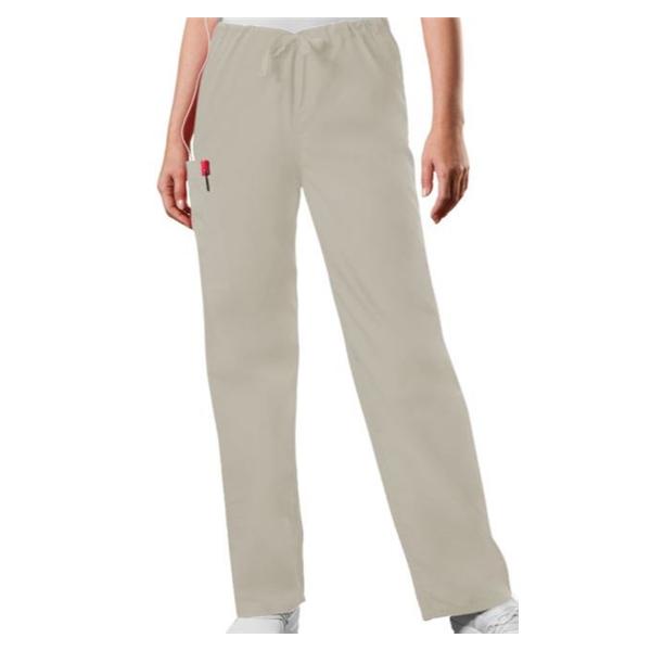 Cherokee Workwear Pant Scrub 4100 Unisex Medium Tall Khaki Ea - 4100T-KHKW-M