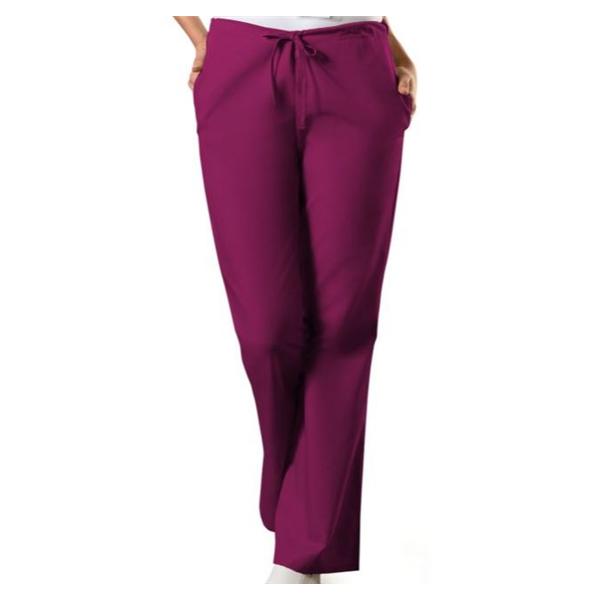 Cherokee Workwear Scrub Pant 4101 Womens 2X Large Wine Ea - 4101-WINW-2X