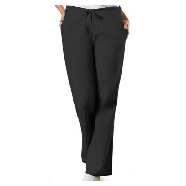 Cherokee Workwear Scrub Pant 4101 Womens Small Petite Black Ea - 4101P-BLKW-S