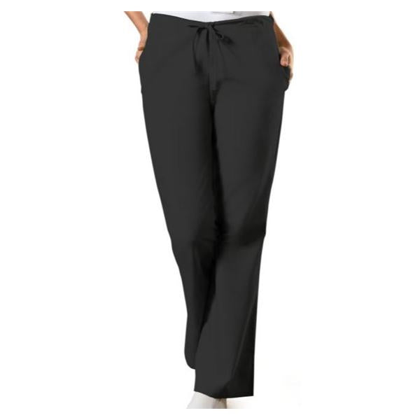 Cherokee Workwear Scrub Pant 4101 Womens Small Tall Black Ea - 4101T-BLKW-S