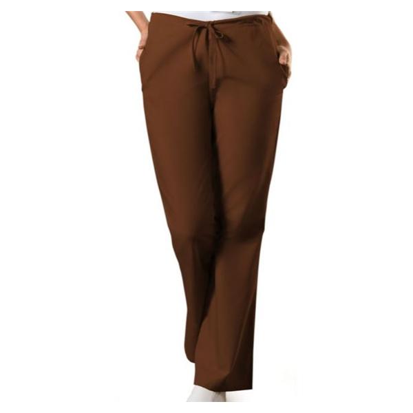 Cherokee Workwear Scrub Pant 4101 Womens Large Tall Chocolate Ea - 4101T-CHCW-L