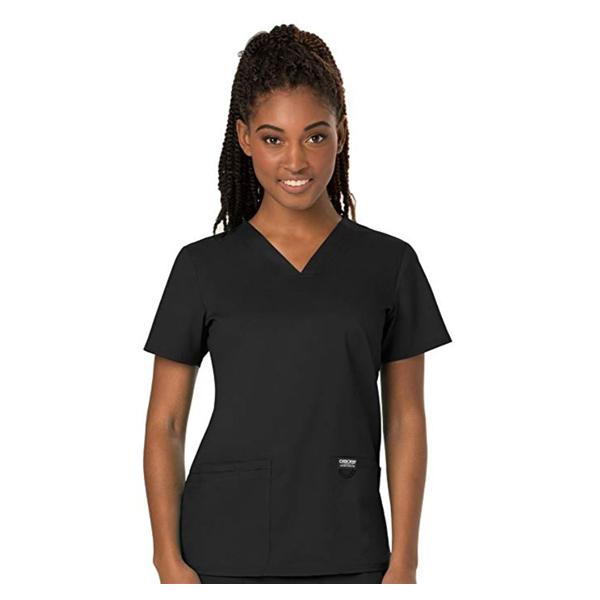 Cherokee Workwear Shirt Scrub Cherokee 4700 Womens Large Black Ea - 4700-BLKW-L