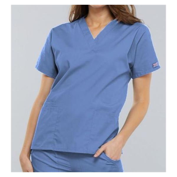 Cherokee Workwear Shirt Scrub Cherokee 4700 Womens Large Ceil Blue Ea - 4700-CIEW-L