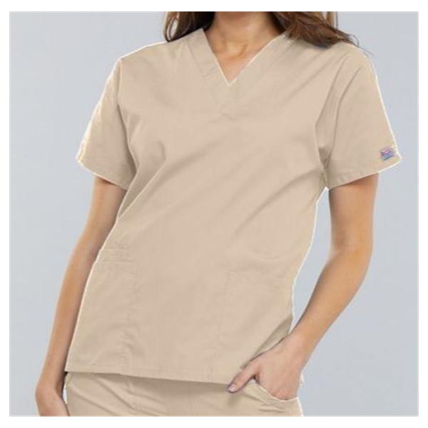 Cherokee Workwear Shirt Scrub Cherokee 4700 Womens 5X Large Khaki Ea - 4700-KAKW-5X