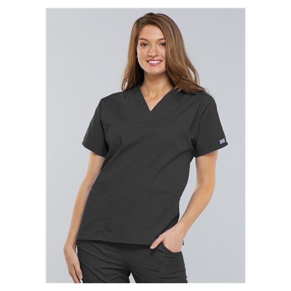 Cherokee Workwear Shirt Scrub Cherokee 4700 Womens Small Pewter Ea - 4700-PWTW-S