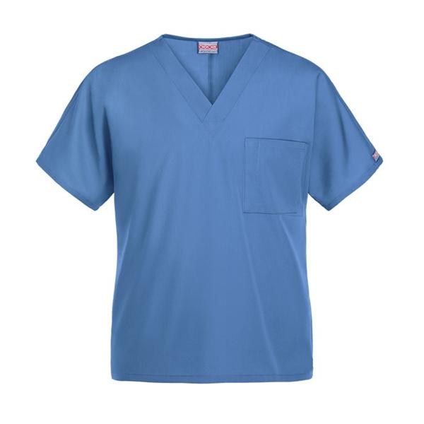 Cherokee Workwear Shirt Scrub Cherokee 4777 Unisex Small Ceil Blue Ea - 4777-CIEW-S