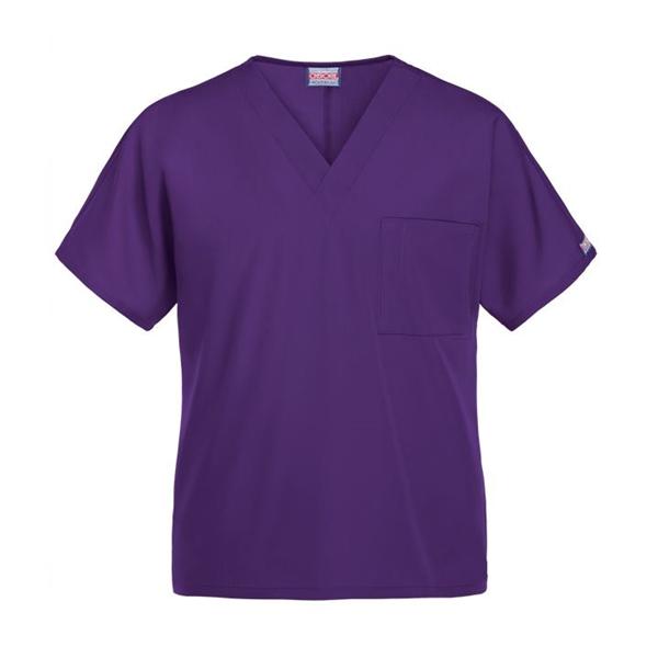 Cherokee Workwear Shirt Scrub Cherokee 4777 Unisex X-Large Grape Ea - 4777-GRPW-XL