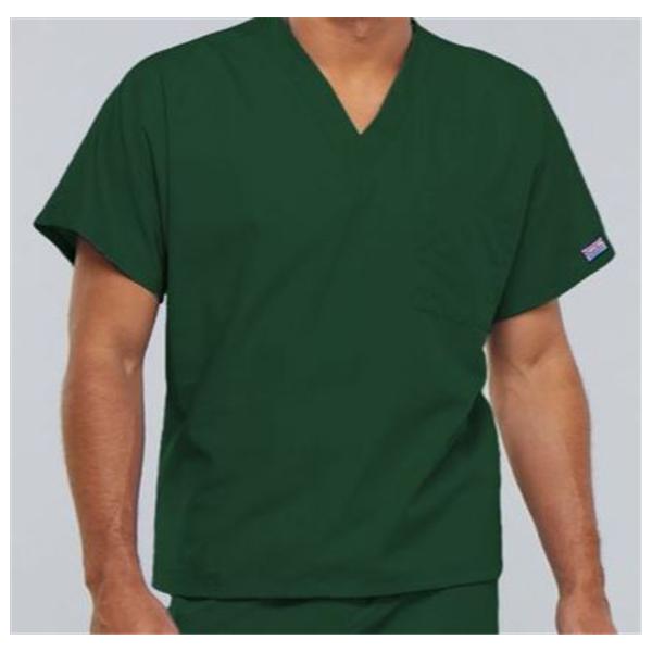 Cherokee Workwear Shirt Scrub Cherokee 4777 Unisex X-Small Hunter Ea - 4777-HUNW-XS