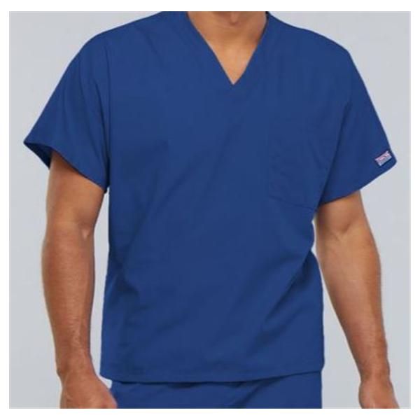 Cherokee Workwear Shirt Scrub Cherokee 4777 Unisex Medium Royal Blue Ea - 4777-ROYW-M