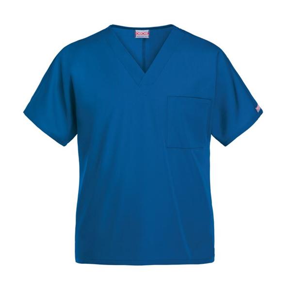 Cherokee Workwear Shirt Scrub Cherokee 4777 Unisex Small Royal Blue Ea - 4777-ROYW-S
