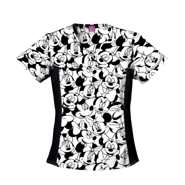 Cherokee Workwear Shirt Scrub 100% Cotton Womens Minnie 3X Large 2 Pockets Ea - 6875C-MKBM3X
