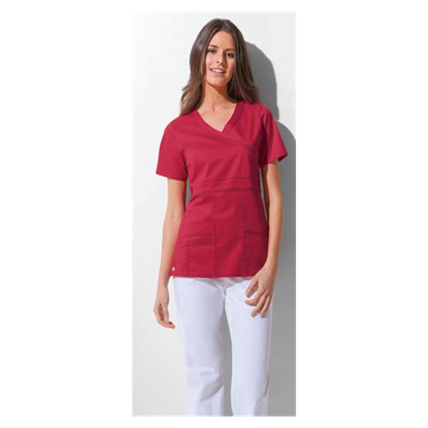 Dickies Shirt Scrub Dickies 817355 Womens X-Small Crimson Ea - 817355CRMZXS