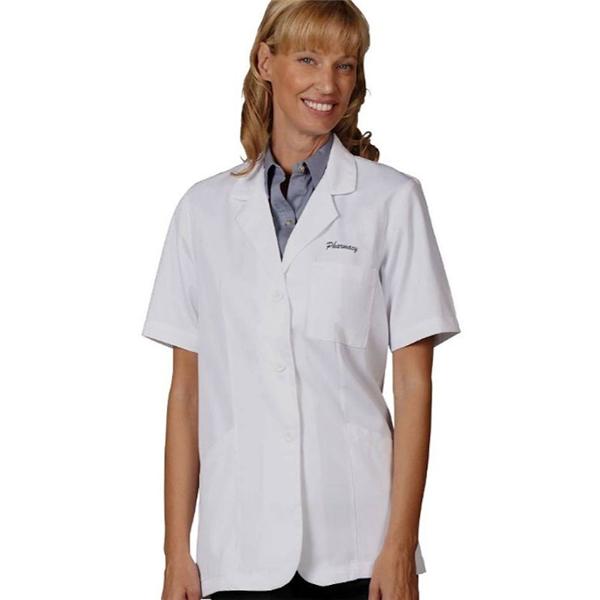 Fashion Seal Lab Coat 65% Polyester / 35% Cotton Womens White 2X Large 30.25 In Ea - 105-2XL