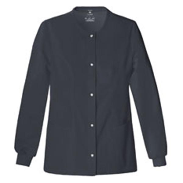 Cherokee Workwear Jacket Warm-Up Poly/Ryn/Spndx Luxe W Pwtr Xs 27.5" 3Pkt Ea - 1330-PEWV-XS