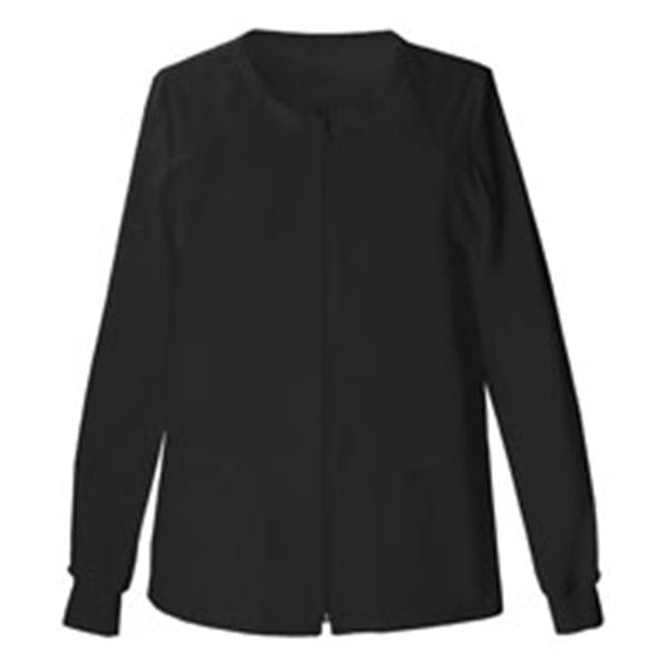 Cherokee Workwear Jacket Warm-Up 55% Cotton / 42% Polyester / 3% Spandex Womens Black 4Xl 3Pkt Ea - 4315-BLKW-4X