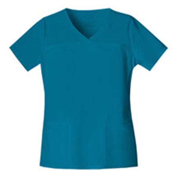 Cherokee Workwear Shirt Scrub Cherokee 4727 Womens Medium Caribbean Blue Ea - 4727-CARW-M