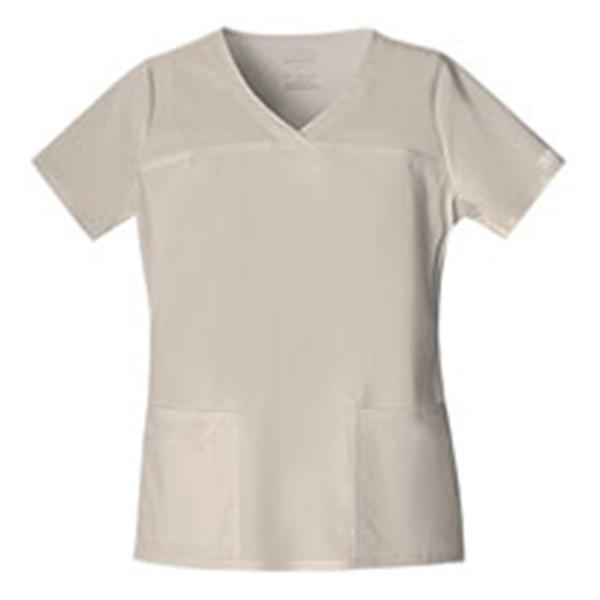 Cherokee Workwear Shirt Scrub Cherokee 4727 Womens 5X Large Khaki Ea - 4727-KAKW-5X