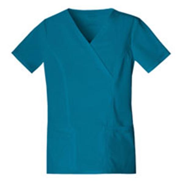 Cherokee Workwear Shirt Scrub Cherokee 4728 Womens 4X Large Caribbean Blue Ea - 4728-CARW-4X
