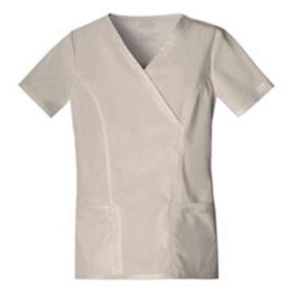 Cherokee Workwear Shirt Scrub Cherokee 4728 Womens Small Khaki Ea - 4728-KAKW-S
