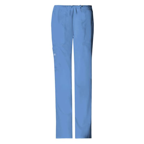 Cherokee Workwear Pant Scrub Cherokee 4044 Womens 2X Large Petite Ceil Blue Ea - 4044P-CIEW2X