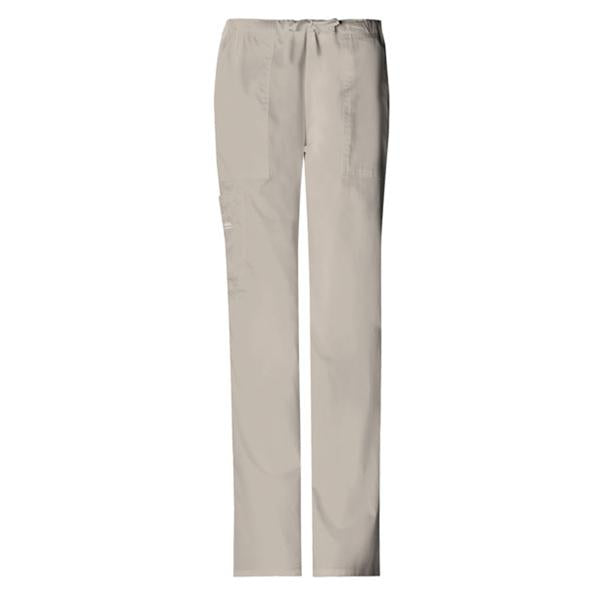 Cherokee Workwear Pant Scrub Cherokee 4044 Womens X-Large Petite Khaki Ea - 4044P-KAKWXL