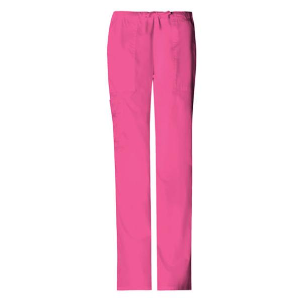 Cherokee Workwear Pant Scrub Cherokee 4044 Womens Medium Petite Pink Ea - 4044P-SHPW-M