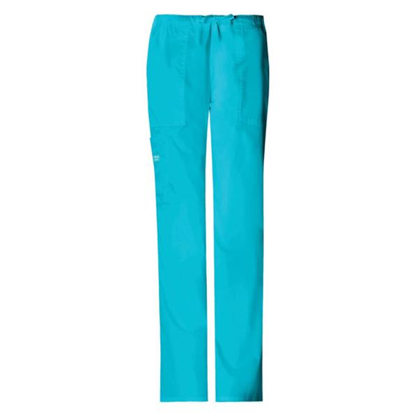 Cherokee Workwear Pant Scrub Cherokee 4044 Womens Small Turquoise Ea - 4044-TRQW-S