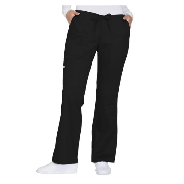 Cherokee Workwear Pant Scrub Cherokee 4044 Womens Large Petite Black Ea - 4044P-BLKW-L