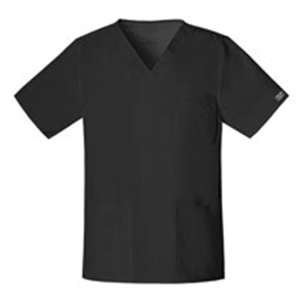 Cherokee Workwear Shirt Scrub Cherokee 4725 Unisex 2X Large Black Ea - 4725-BLKW-2X