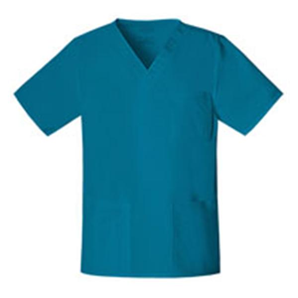 Cherokee Workwear Shirt Scrub Cherokee 4725 Unisex Small Caribbean Blue Ea - 4725-CARW-S