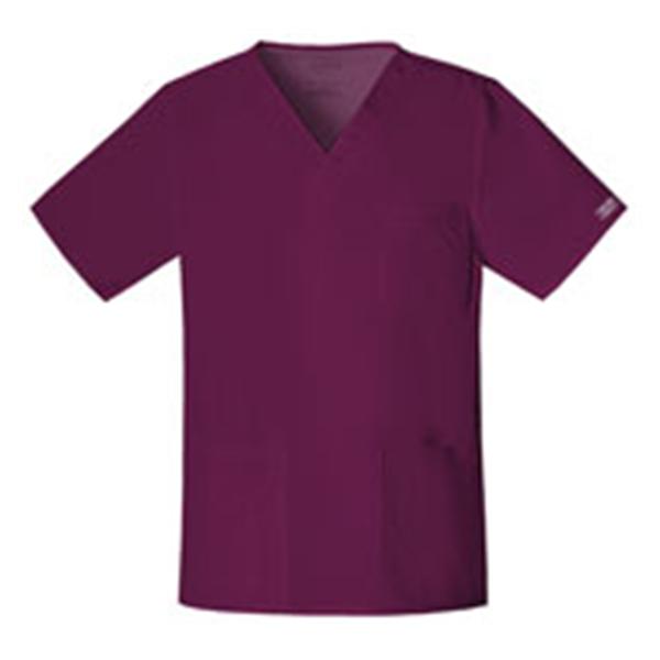 Cherokee Workwear Shirt Scrub Cherokee 4725 Unisex X-Small Wine Ea - 4725-WINW-XS