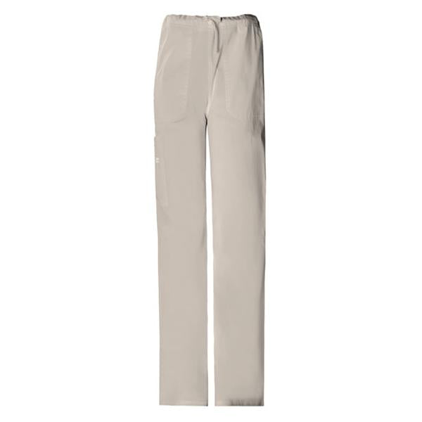 Cherokee Workwear Pant Scrub Cherokee 4043 Unisex Small Khaki Ea - 4043-KAKW-S