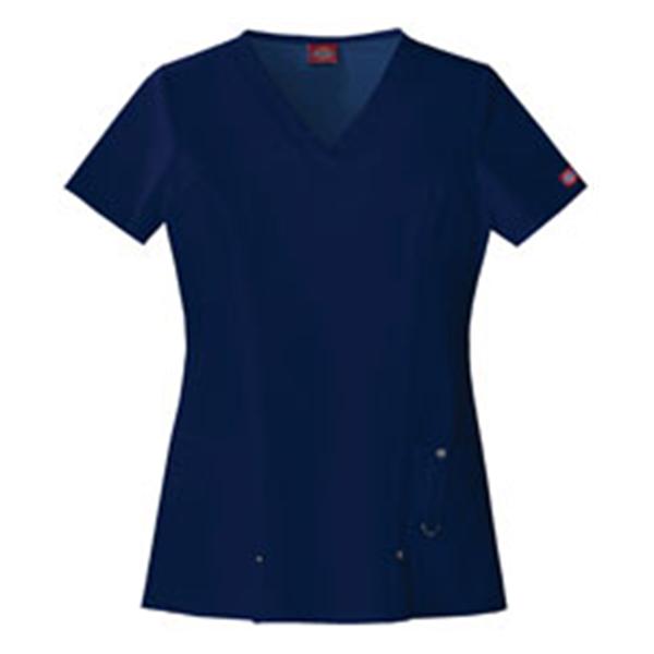 Dickies Shirt Scrub Dickies 82851 Womens Large Navy Ea - 82851-NVYZ-L