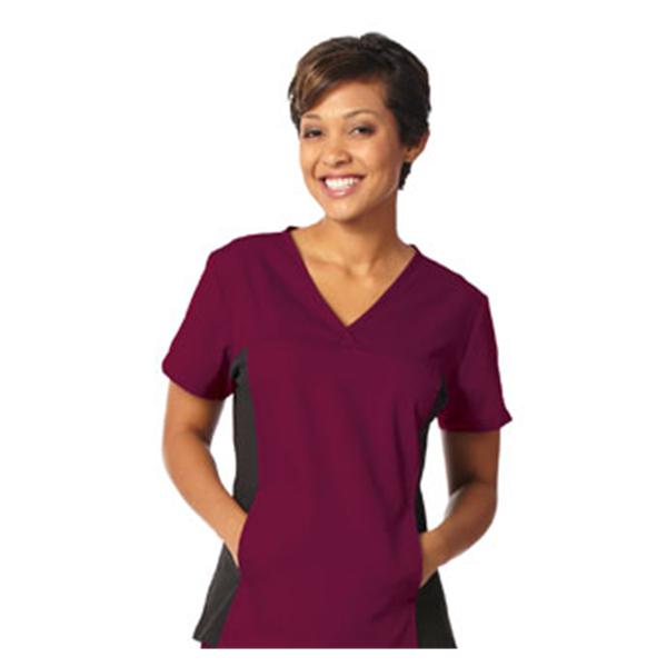 Fashion Seal Shirt Scrub Fashion Seal 7511 Womens Small Burgundy / Black Ea - 7511-S