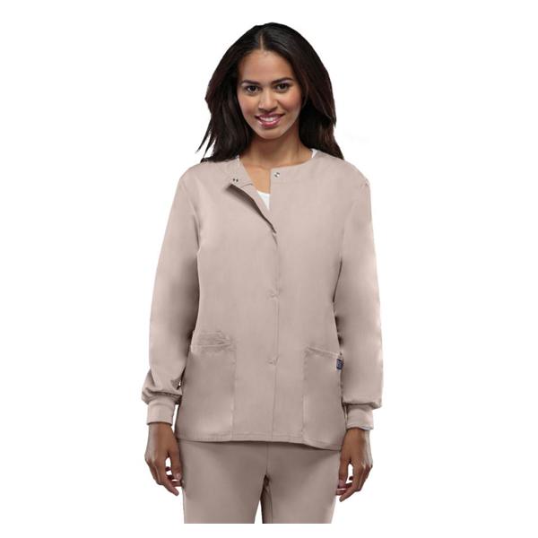 Cherokee Workwear Jacket Warm-Up 65% Polyester / 35% Cotton Womens Taupe X-Small 3 Pockets Ea - 4350-TAUW-XS