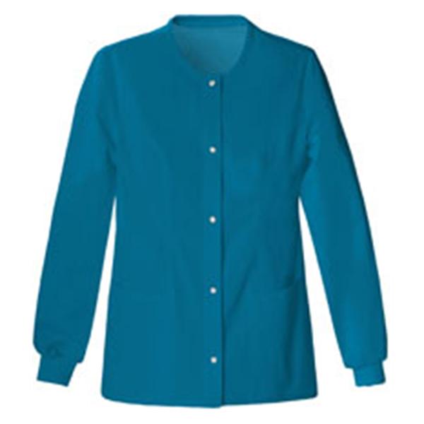Luxe Jacket Warm-Up Poly/Ryn/Spndx Luxe W Crbnbl 3Xl 27.5" 3Pkt Ea - 1330-CARV-3X
