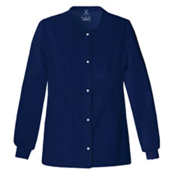 Luxe Jacket Warm-Up Poly/Ryn/Spndx Luxe W Nvy 4Xl 27.5" 3Pkt Ea - 1330-NAVV-4X