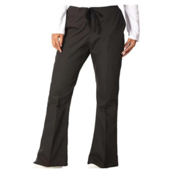 Fashion Seal Scrub Pant Womens Large Black Ea - 7077-L