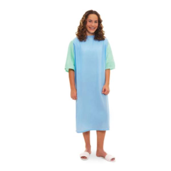 Fashion Seal Gown Patient 100% Polyester Unisex Green Teen Ea - 5663