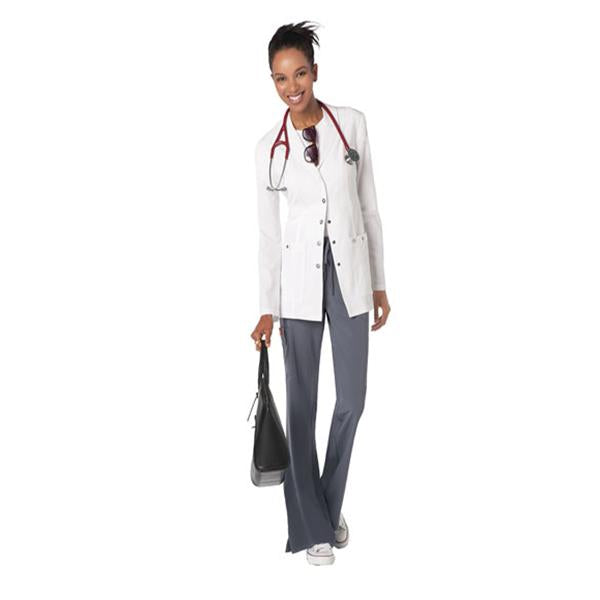 Dickies Lab Coat 75% Polyester / 21% Rayon / 4% Spandex Womens White Medium Ea - 82400DWHZ-M