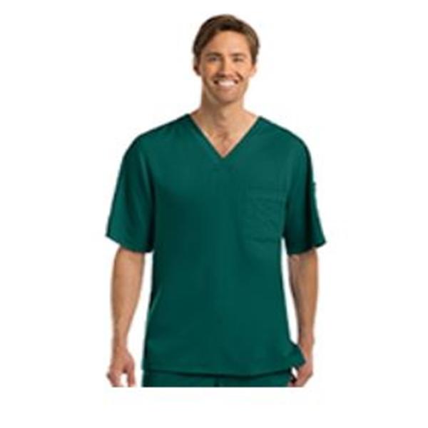 Grey's Anatomy (TM) Shirt Scrub Greys Anatomy 0103 Mens 5X Large Hunter Each - 0103X-37-5X