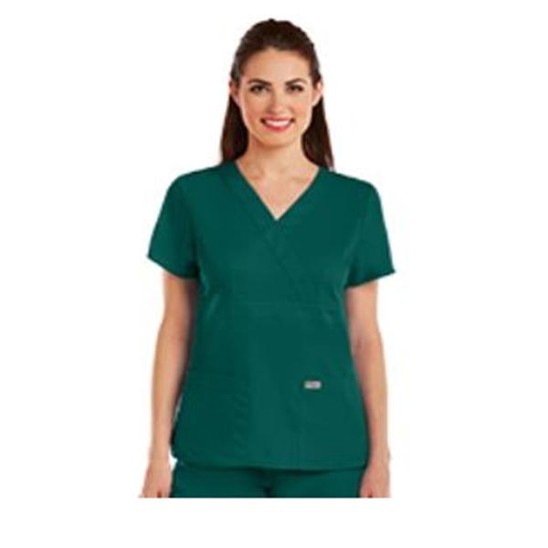Grey's Anatomy (TM) Shirt Scrub Greys Anatomy 4153 Crossover Womens 3X Large Hunter Each - 4153X-37-3X