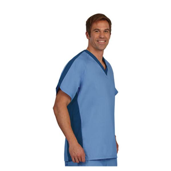 Fashion Seal Shirt Scrub Fashion Seal 7182 Unisex 4X Large Navy / Ceil Ea - 7182-4XL