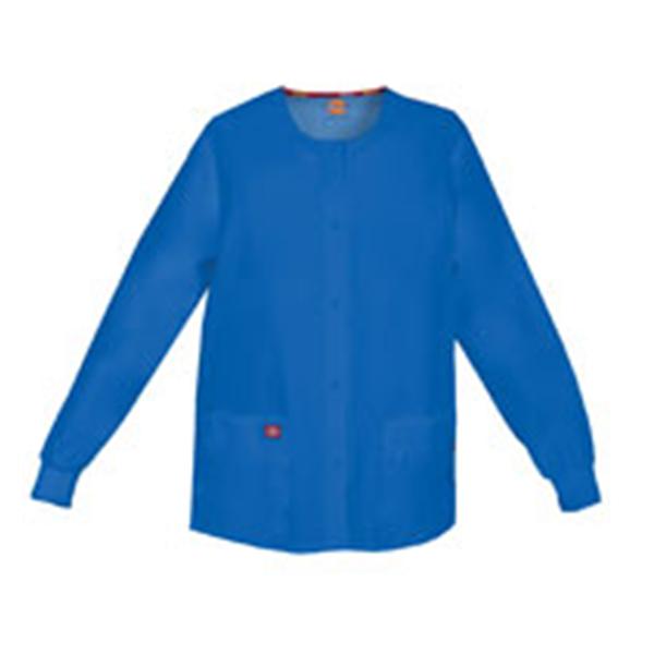 Dickies Jacket Warm-Up 55% Cotton / 45% Polyester Womens Royal Blue X-Small 2 Pockets Ea - 86306-ROWZXS