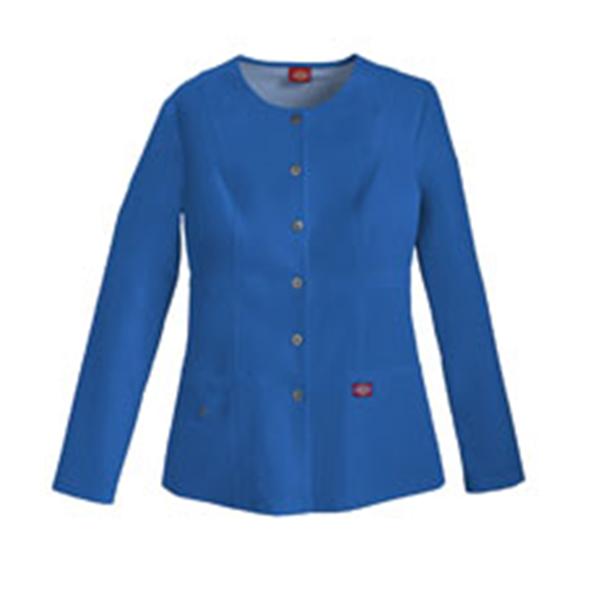Dickies Jacket Warm-Up 75% Polyester / 21% Rayon / 4% Spandex Womens Rylblu Xl 3Pkt Ea - 82310-RYLZXL