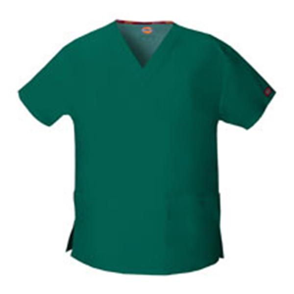 Dickies Shirt Scrub Dickies 86706 Womens 5X Large Hunter Each - 86706-HUWZ5X