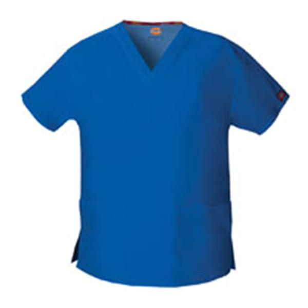 Dickies Shirt Scrub Dickies 86706 Womens 5X Large Royal Blue Each - 86706-ROWZ5X
