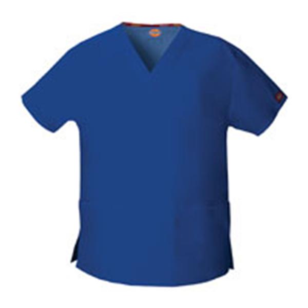 Dickies Shirt Scrub Dickies 86706 Womens 2X Small Galaxy Blue Each - 86706GBWZ2XS